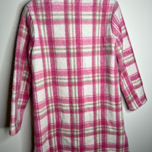 Pink Lily Plaid Shacket Coat - Picture 6 of 7